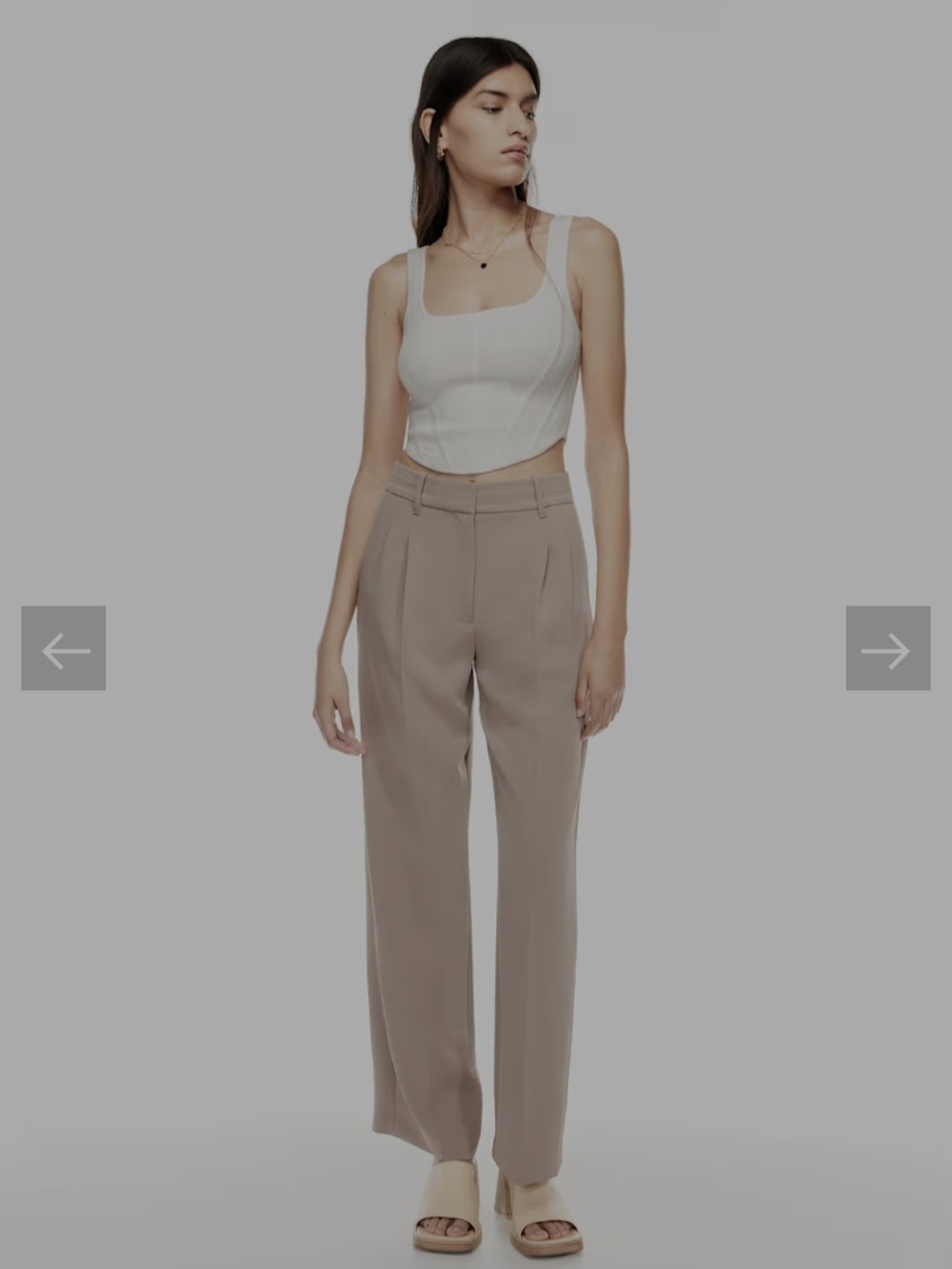 Aritzia  Sculpted Tank Crop Top